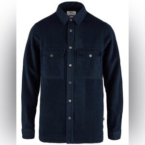 FJALLRAVEN CANADA SOLID SHIRT - NIGHT SKY Navy Blue Men’s Small Button Up NWT